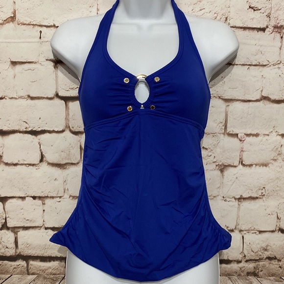 🆕Calvin Klein Halter Tankini, Size S - Picture 2 of 7